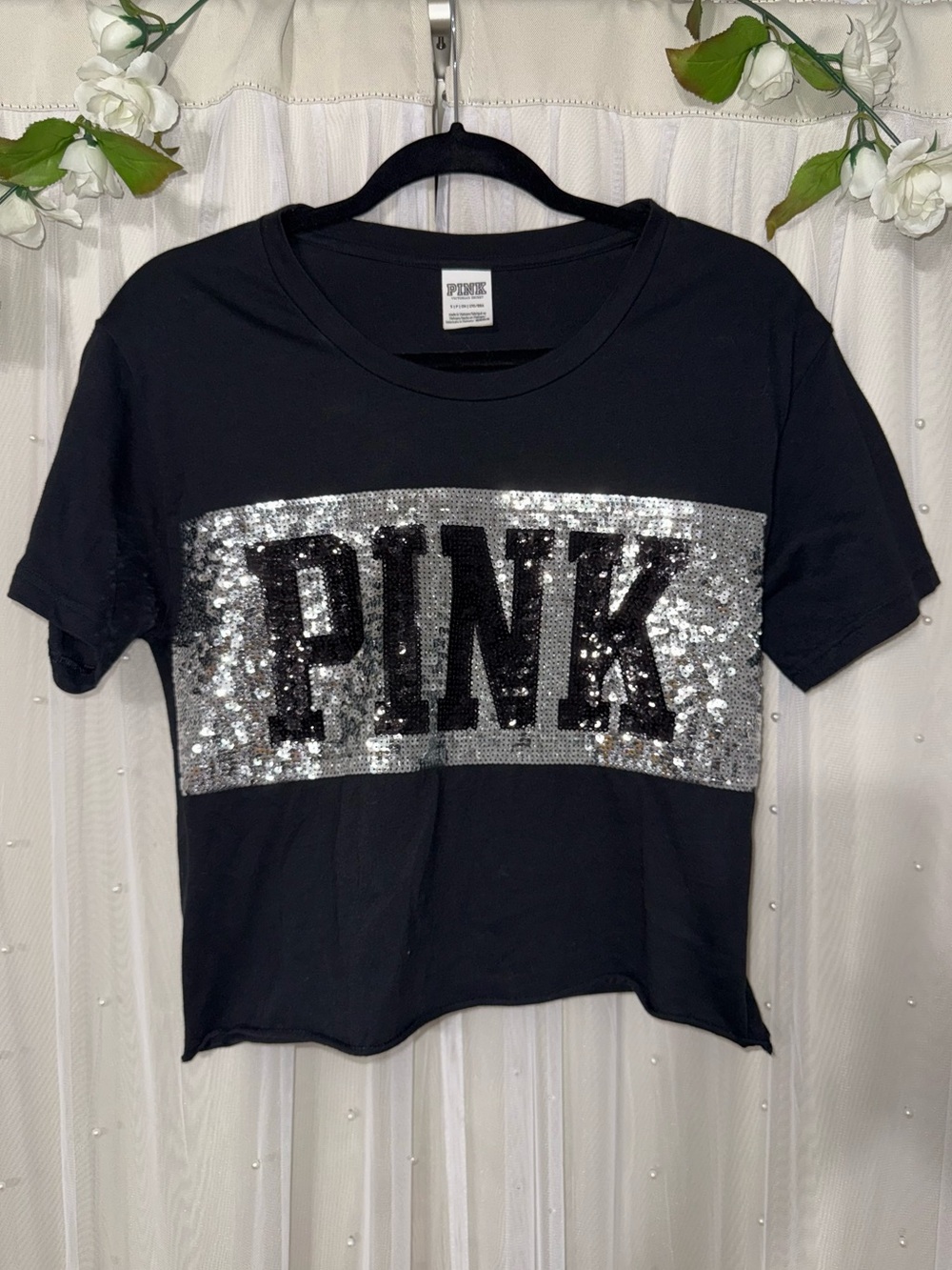 New Victoria Secret Pink Sequins Shirt